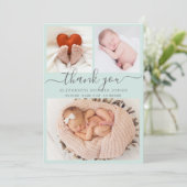 お誕生日おめでとうございますアクアフォトコラージュ 案内状 (スタンド正面)