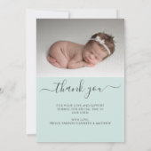 お誕生日おめでとうございますアクアフォトコラージュ 案内状 (裏面)