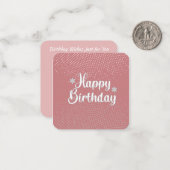 お誕生日おめでとうございます  ノートカード (正面/裏面インサイチュ)