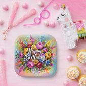 お誕生日おめでとうございます ペーパープレート (パーティー)