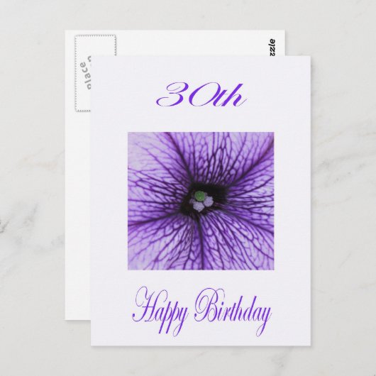 お誕生日おめでとうございます ポストカード (正面/裏面)