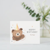 お誕生日おめでとうございます ポストカード (スタンド正面)