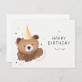 お誕生日おめでとうございます ポストカード (正面/裏面)