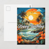 お誕生日おめでとうございます ポストカード (正面/裏面)