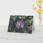 お誕生日おめでとうございます ***ママ*** カード (黄色い花)