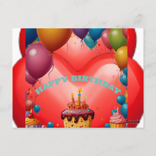 お誕生日おめでとうございます 招待状 (裏面)