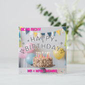 お誕生日おめでとうございます!🎉🎂 招待状 (スタンド正面)