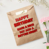 お誕生日おめでとうございます！素敵な一日とより良い夜を過ごしてください フェイバーバッグ (封をした状態)