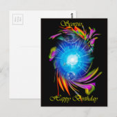 お誕生日おめでとうさそり座 ポストカード (正面/裏面)