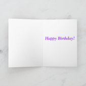 お誕生日おめでとうねこ カード (内部)