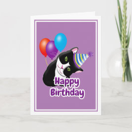 お誕生日おめでとうねこ カード