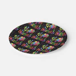 お誕生日おめでとうの紙皿を飾ろう ペーパープレート