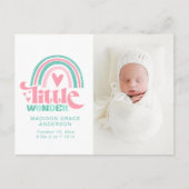 お誕生日おめでとうはがき |リッ疑問に思トル 案内ポストカード (正面)