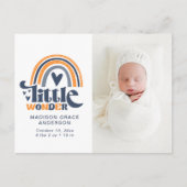 お誕生日おめでとうはがき |リッ疑問に思トル 案内ポストカード (正面)