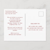 お誕生日おめでとうはがき |リッ疑問に思トル 案内ポストカード (裏面)