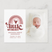 お誕生日おめでとうはがき |リッ疑問に思トル 案内ポストカード (正面)