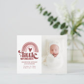 お誕生日おめでとうはがき |リッ疑問に思トル 案内ポストカード (スタンド正面)