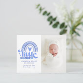 お誕生日おめでとうはがき |リッ疑問に思トル 案内ポストカード (スタンド正面)