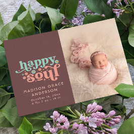 お誕生日おめでとうはがき | Happy Soul 案内ポストカード