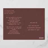 お誕生日おめでとうはがき | Happy Soul 箔招待状ポストカード (裏面)