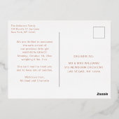 お誕生日おめでとうはがき | I'm New Here 箔招待状ポストカード (裏面)