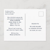 お誕生日おめでとうはがき | Womb Mates 案内ポストカード (裏面)