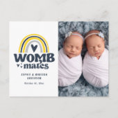 お誕生日おめでとうはがき | Womb Mates 案内ポストカード (正面)