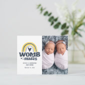 お誕生日おめでとうはがき | Womb Mates 案内ポストカード (スタンド正面)