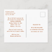 お誕生日おめでとうはがき | Womb Mates 案内ポストカード (裏面)