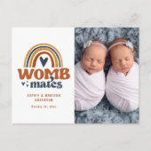 お誕生日おめでとうはがき | Womb Mates 案内ポストカード (正面)