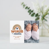 お誕生日おめでとうはがき | Womb Mates 案内ポストカード (スタンド正面)