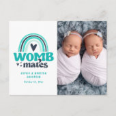 お誕生日おめでとうはがき | Womb Mates 案内ポストカード (正面)