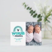 お誕生日おめでとうはがき | Womb Mates 案内ポストカード (スタンド正面)