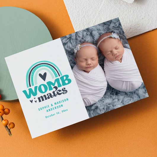 お誕生日おめでとうはがき | Womb Mates 案内ポストカード