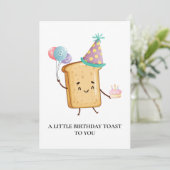 お誕生日おめでとうカード少しの祝福をあなたに 招待状 (スタンド正面)