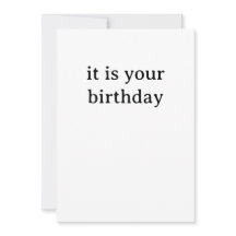 お誕生日おめでとうカード - あなたの誕生日です