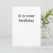 お誕生日おめでとうカード - あなたの誕生日です シーズンカード (スタンド正面)