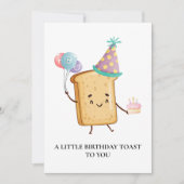 お誕生日おめでとうカード　ちょっとしたお祝いの言葉 招待状 (正面)