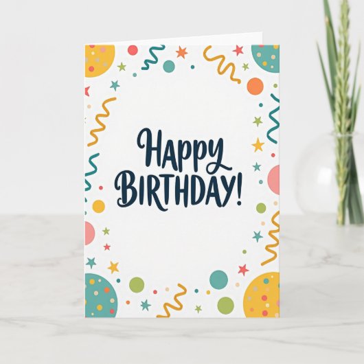 お誕生日おめでとうカード カード (正面)