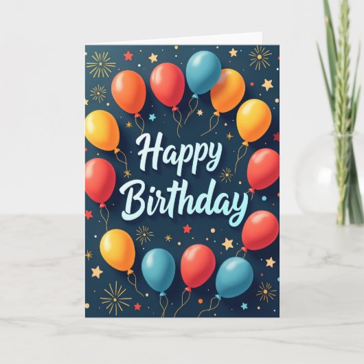 お誕生日おめでとうカード カード (正面)