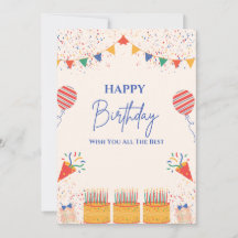 お誕生日おめでとうカード