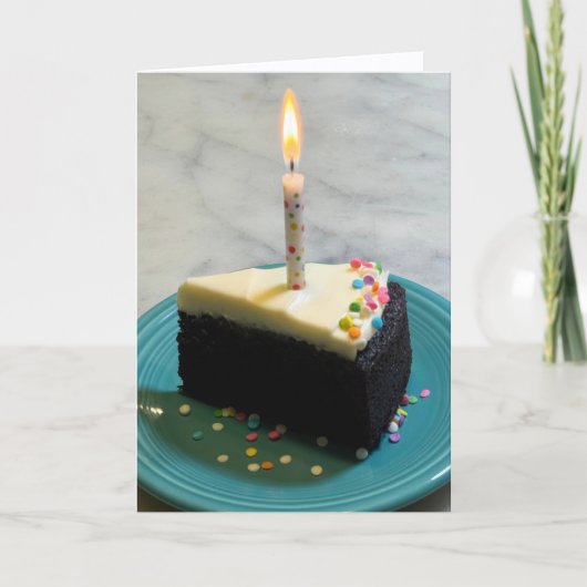 お誕生日おめでとうケーキカード サンキューカード (正面)