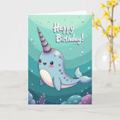 お誕生日おめでとうツホン生物カード カード (黄色い花)