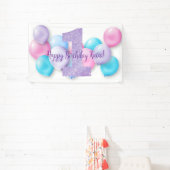 お誕生日おめでとうバナー - 名前入り 横断幕 (インサイチュ)