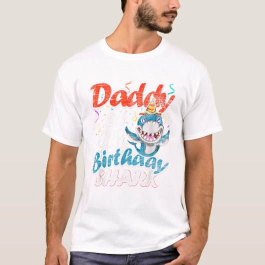 お誕生日おめでとうパパ お父さん Tシャツ (正面)