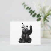 お誕生日おめでとうベア ポストカード (スタンド正面)