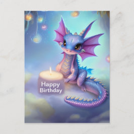 お誕生日おめでとうベイビードラゴン ポストカード