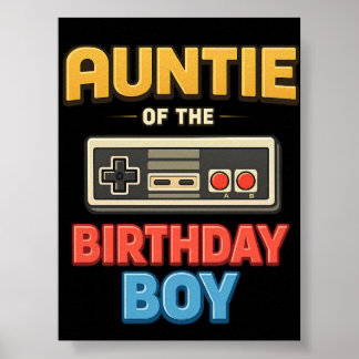 お誕生日おめでとうボーイのおばさん マッチングファミリー ポスター