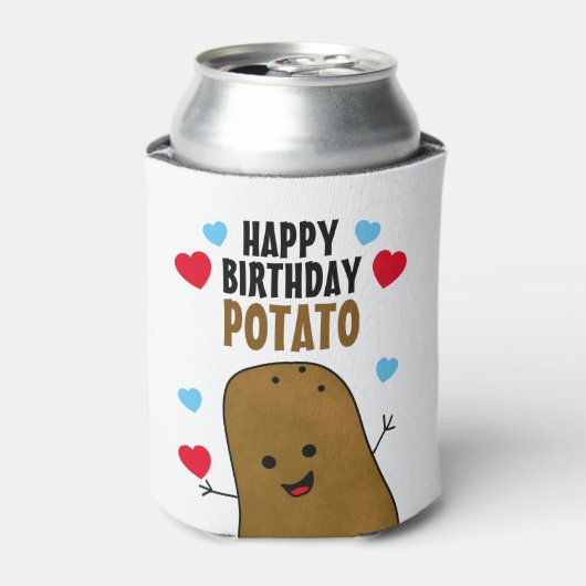 お誕生日おめでとうポテト 缶クーラー (缶正面)