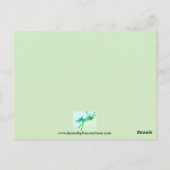 お誕生日おめでとうロバ ポストカード (裏面)